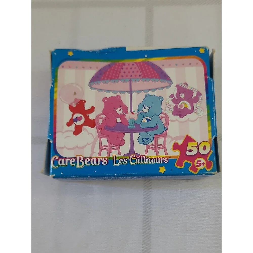 Care Bears Puzzle with Pink, Blue & Red Bears - 50 Pieces
